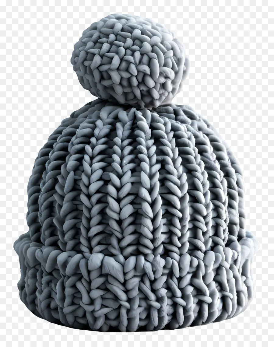 Gorro De Punto，Gorro De Punto Gris PNG