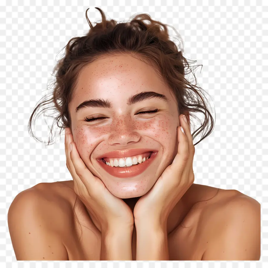 Mujer Riendo，Mujer Sonriente PNG