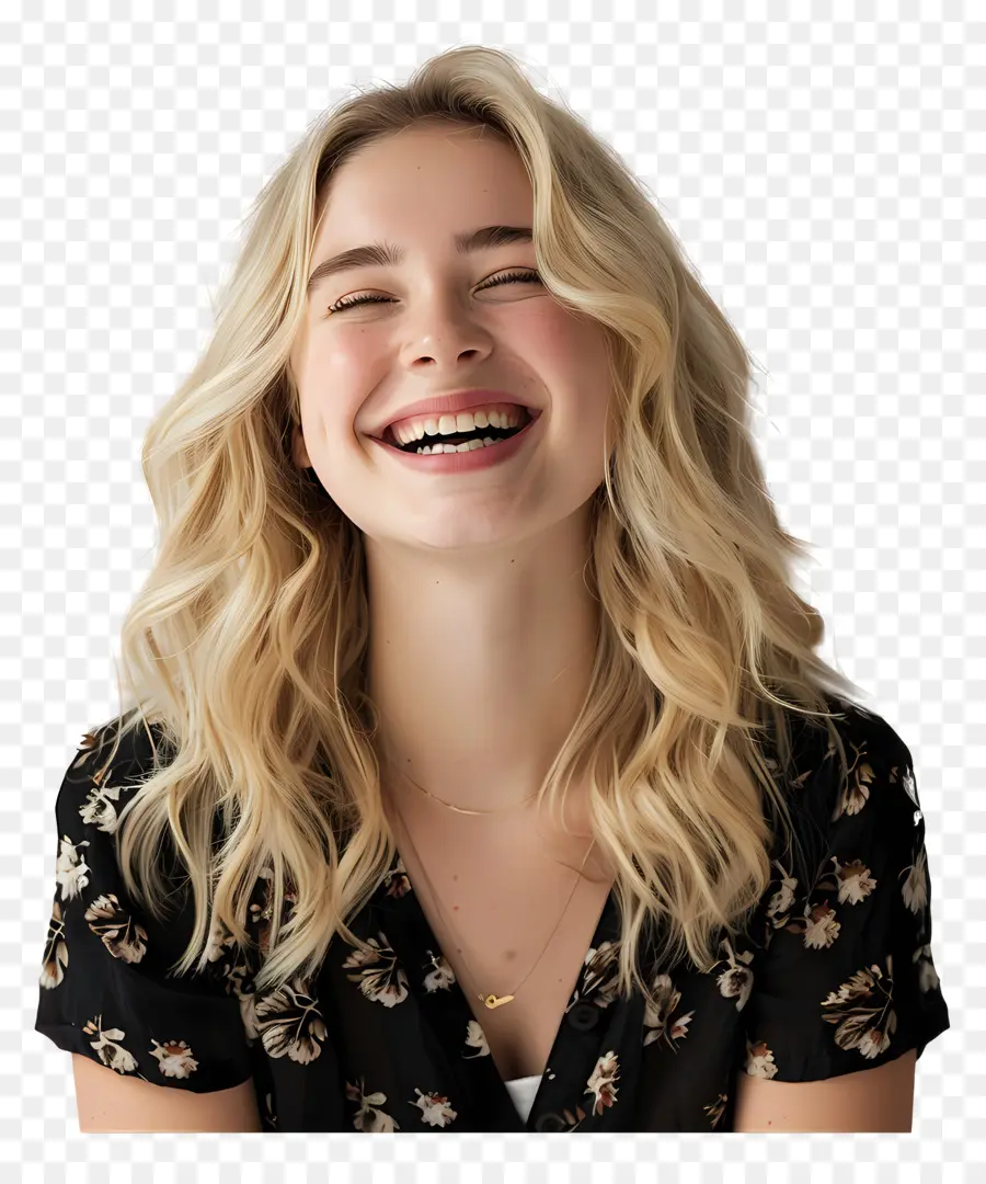 Mujer Riendo，Mujer Sonriente PNG