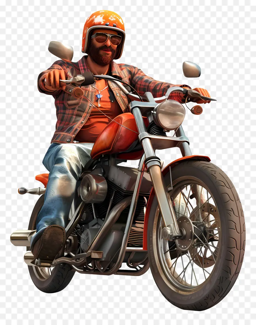 Motociclista，Motocicleta PNG