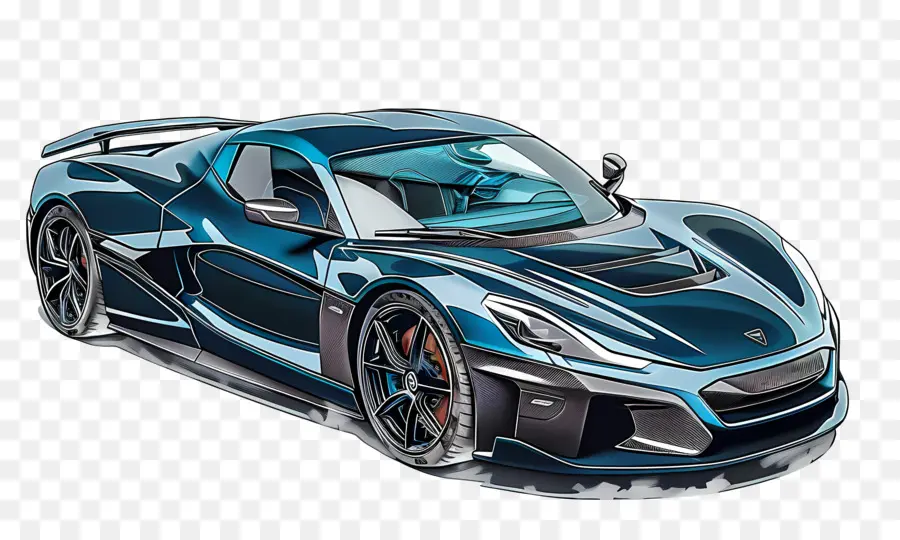 Rimac Nevera，Supercoche PNG