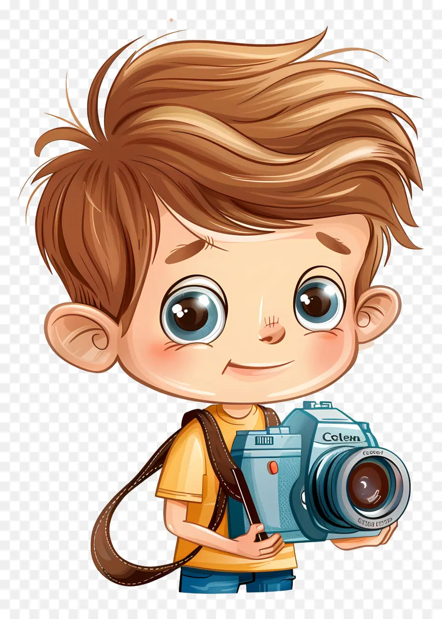 Tomando Fotos，Personaje De Dibujos Animados PNG