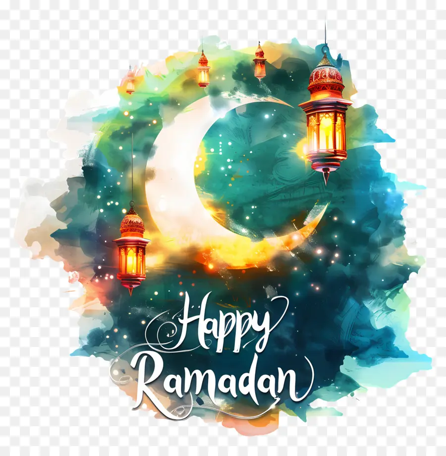 Feliz Ramadan，Fondo Festivo PNG