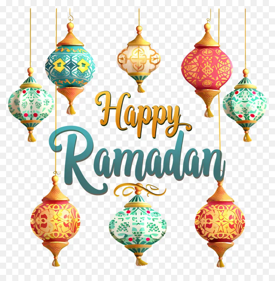 Feliz Ramadan，Linternas Del Ramadán PNG