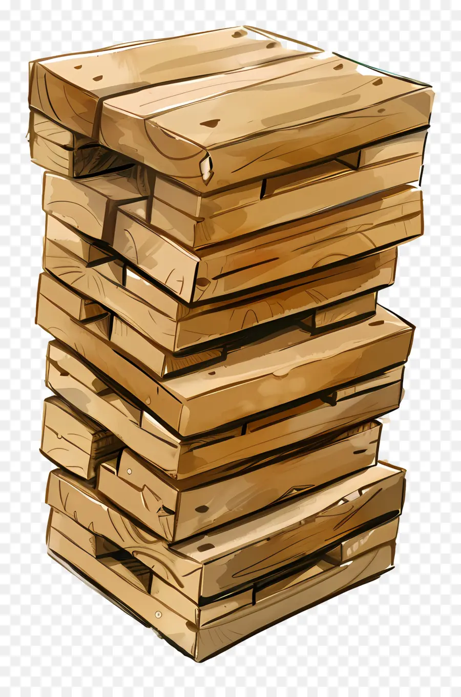 Jenga，Los Palets De Madera PNG