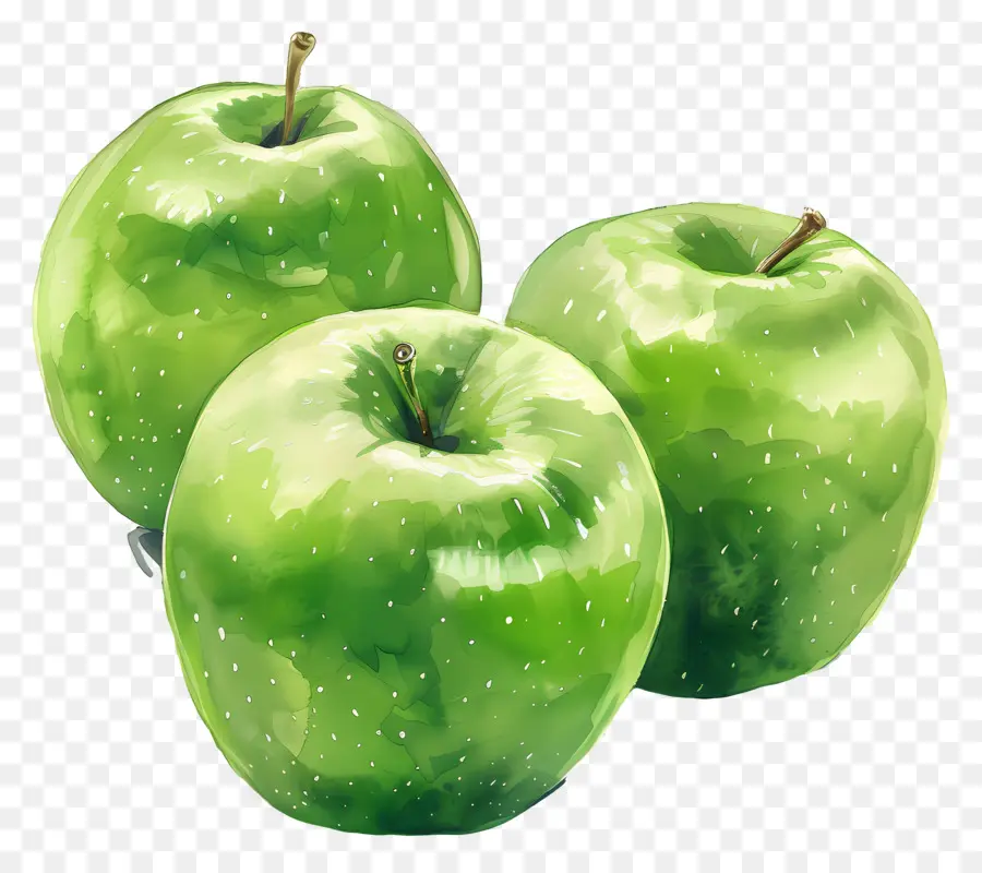 Manzanas Granny Smith，Manzanas Verdes PNG