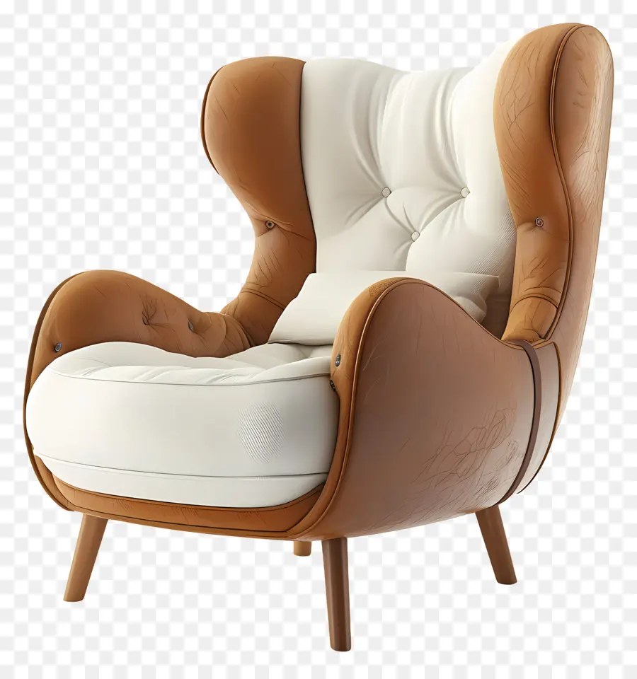 Silla De Espalda Suave，Sillón De Cuero PNG