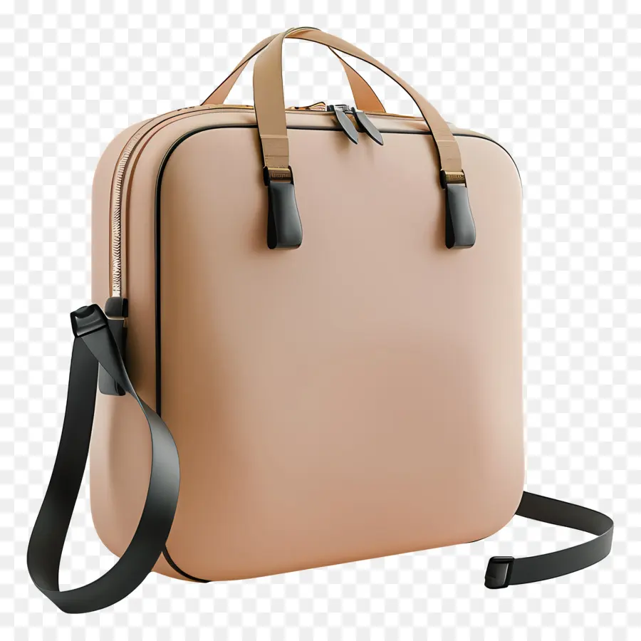 Bolsa De Ordenador Portátil，Maletín De Cuero Negro PNG