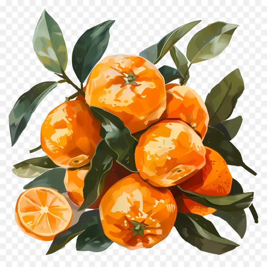 Las Mandarinas，La Fruta PNG