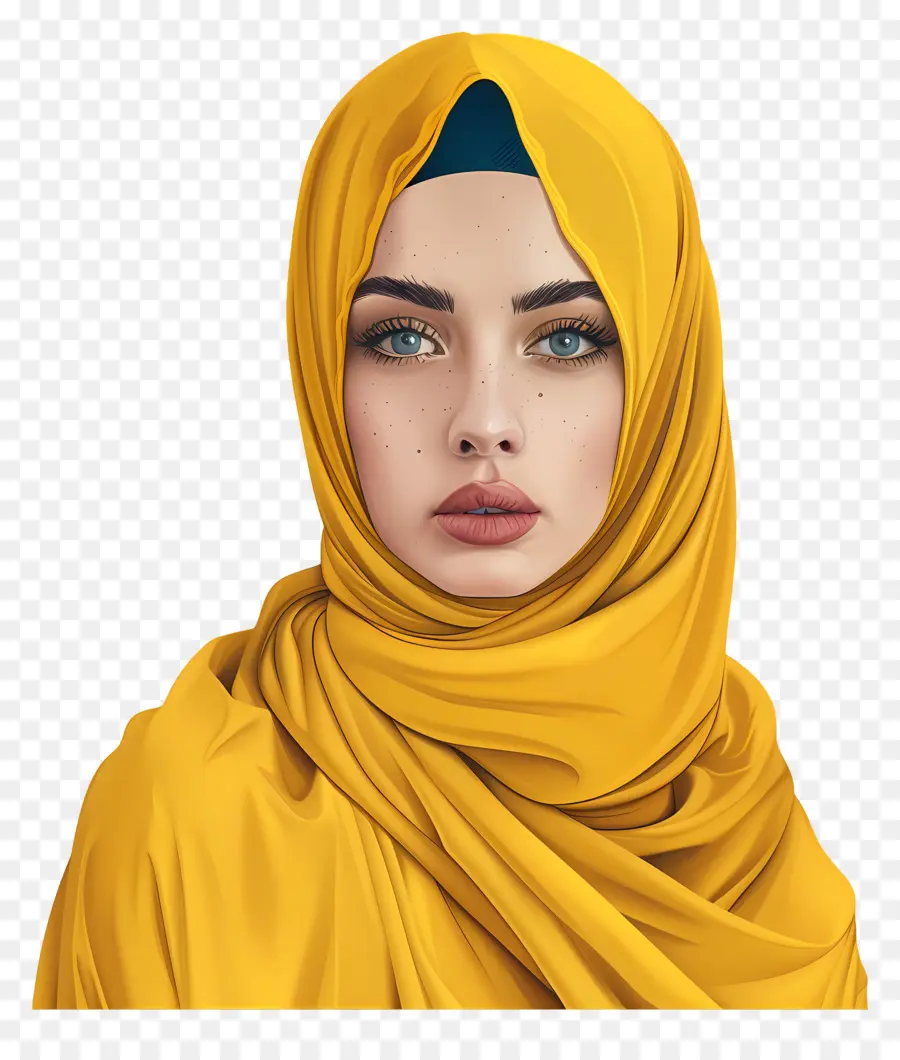 Mujer Musulmana，Hijab PNG