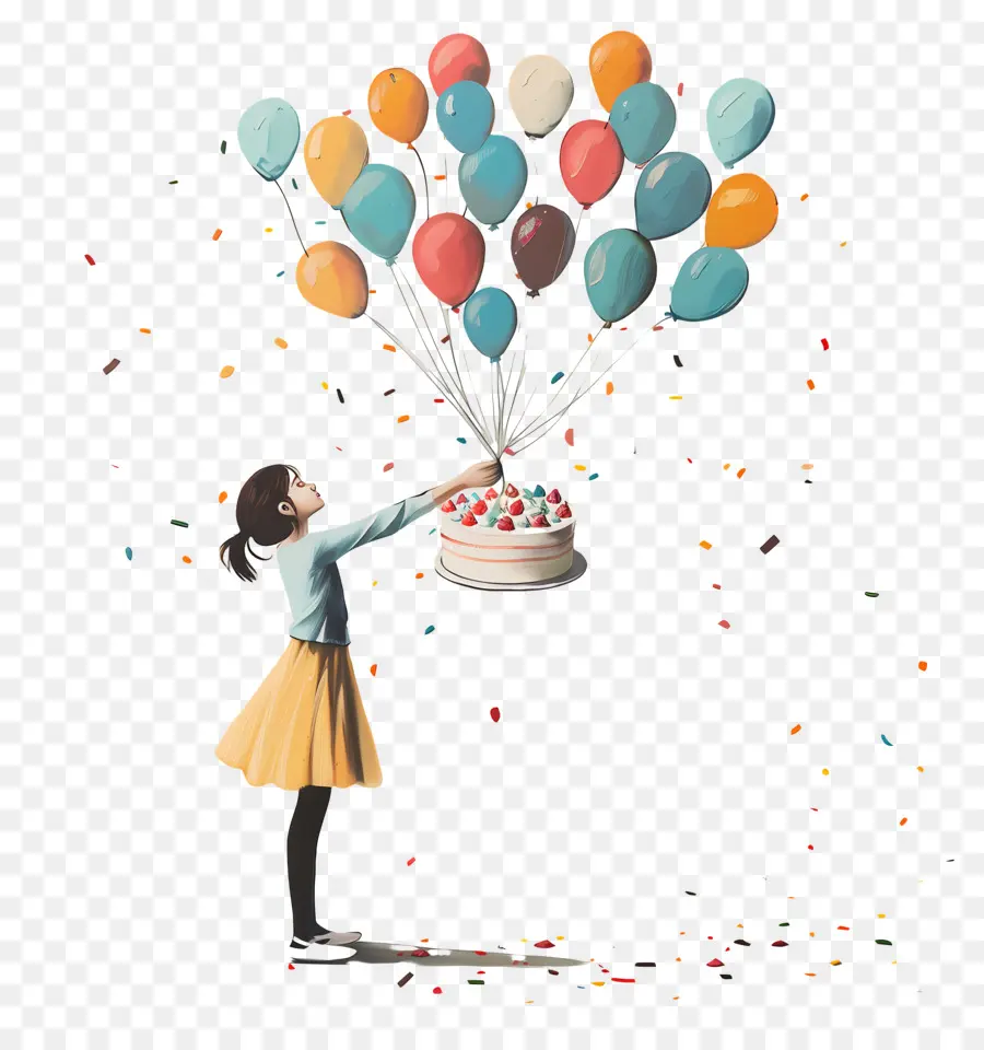 Deseo De Cumpleaños，Pastel De Cumpleaños PNG