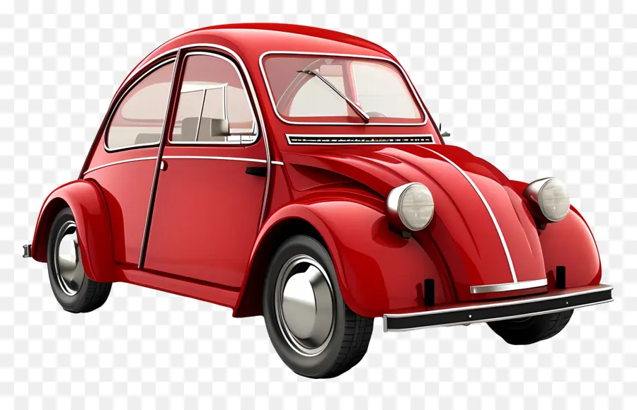 Modelo De Coche，Escarabajo Rojo Volkswagen PNG