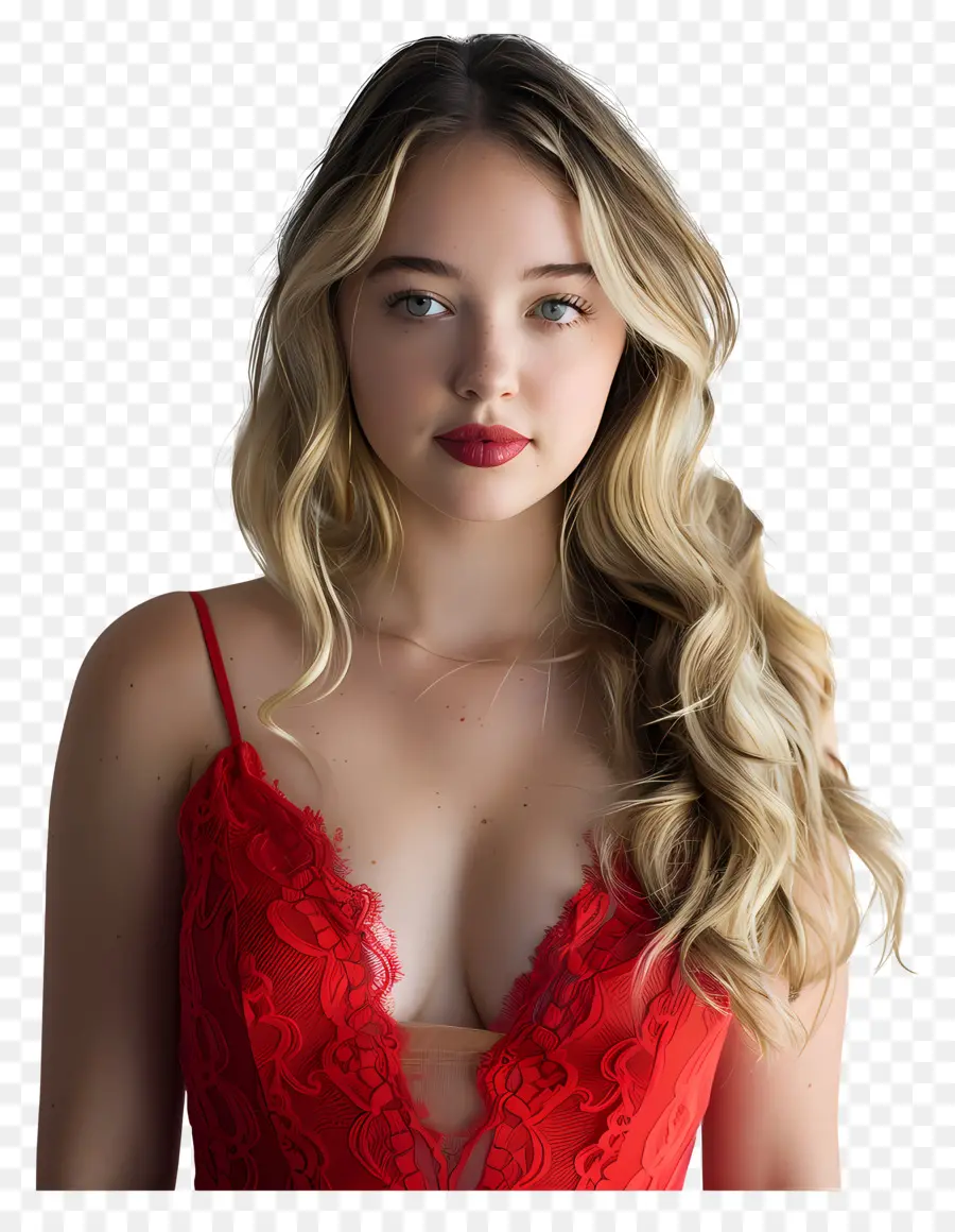 Sydney Sweeney，El Cabello Rubio PNG