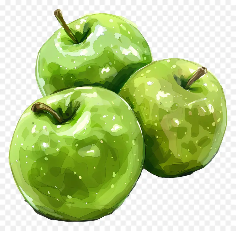 Manzanas Granny Smith，Manzana Verde PNG