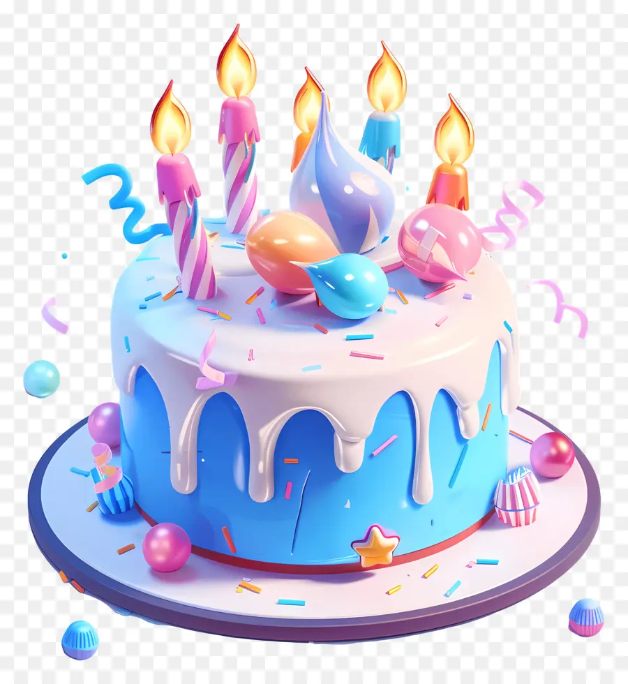 Deseo De Cumpleaños，Pastel PNG