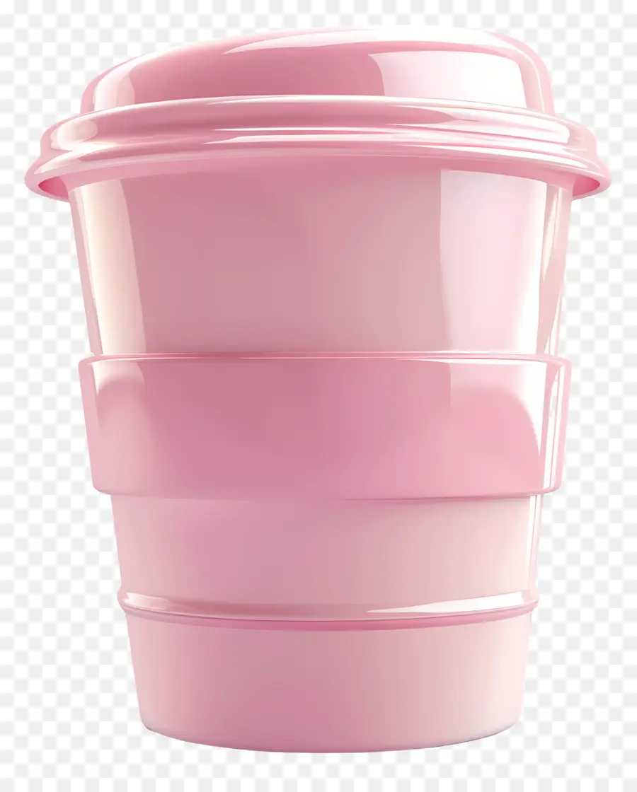 Taza De Café，Taza De Plástico Rosa PNG