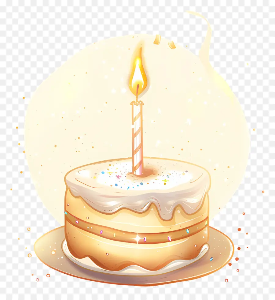 Deseo De Cumpleaños，Pastel De Cumpleaños PNG