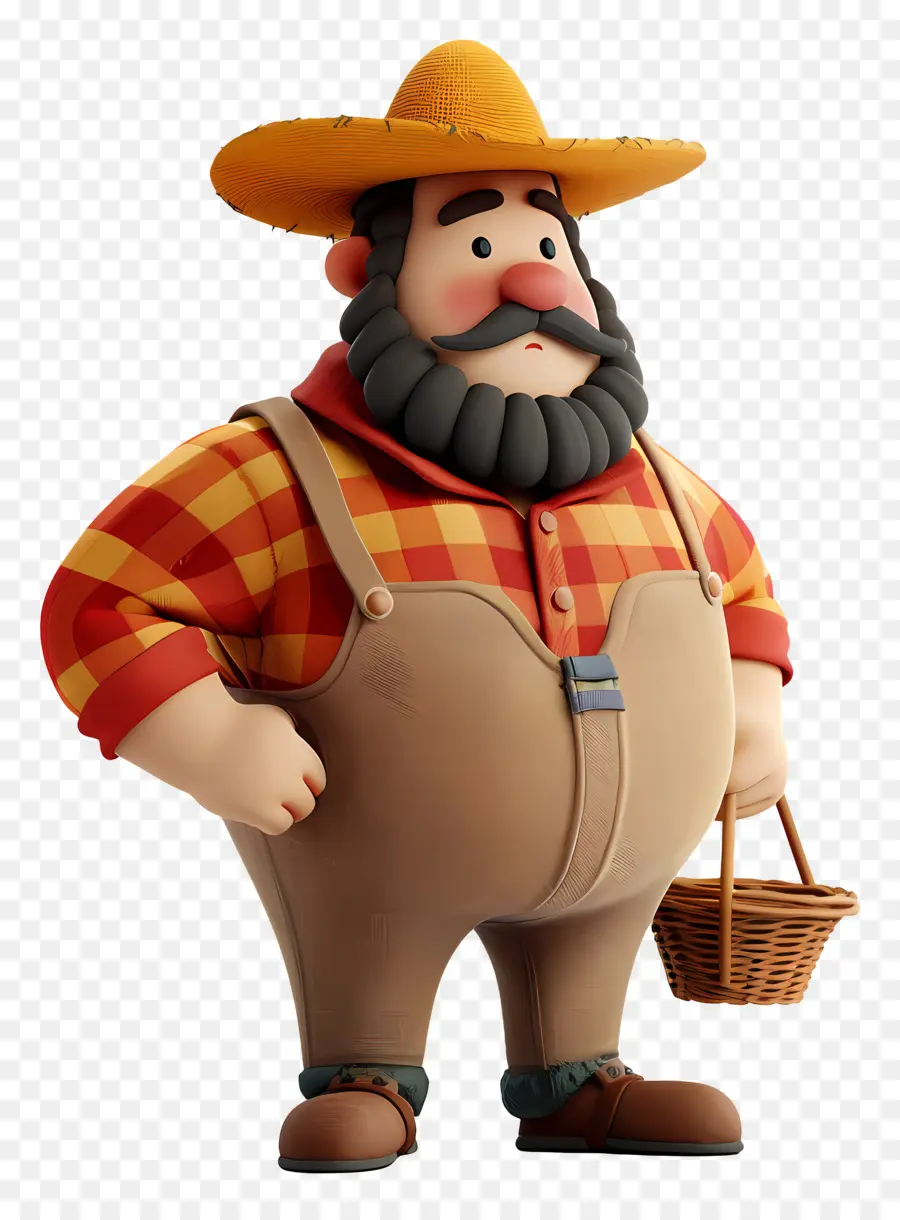 Agricultor，Personaje De Dibujos Animados PNG