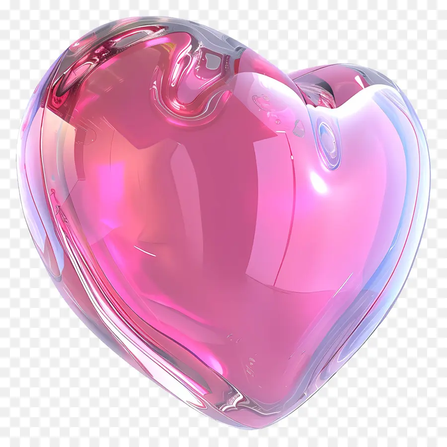 Corazón Rosa，Escultura Del Corazón PNG