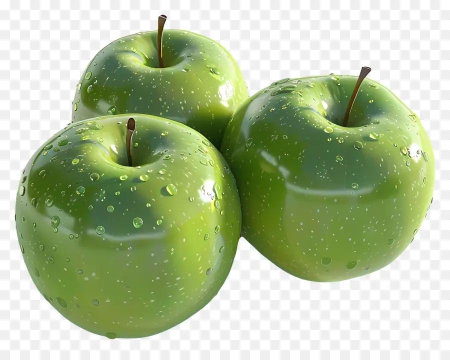 Manzanas Granny Smith，Manzanas Verdes PNG