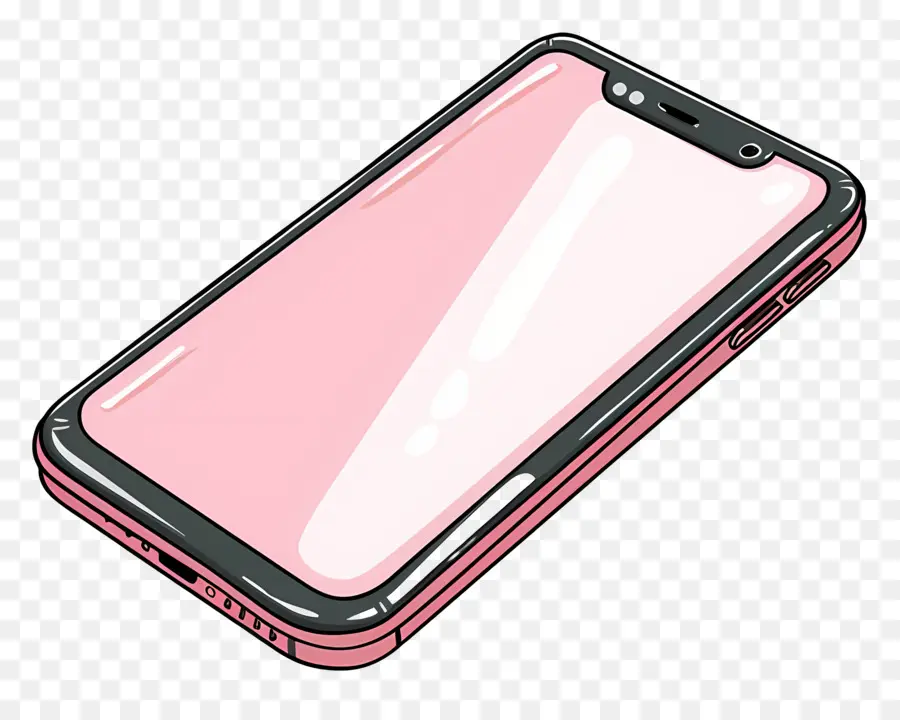 Smartphone，Rosa PNG