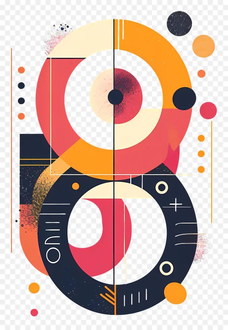 Numero 8，Arte Abstracto PNG