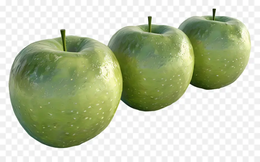 Granny Smith Manzanas，Manzanas Verdes PNG