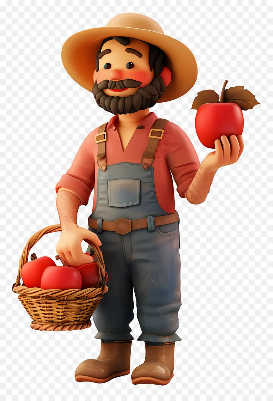 Agricultor，Agricultor De Manzanas PNG