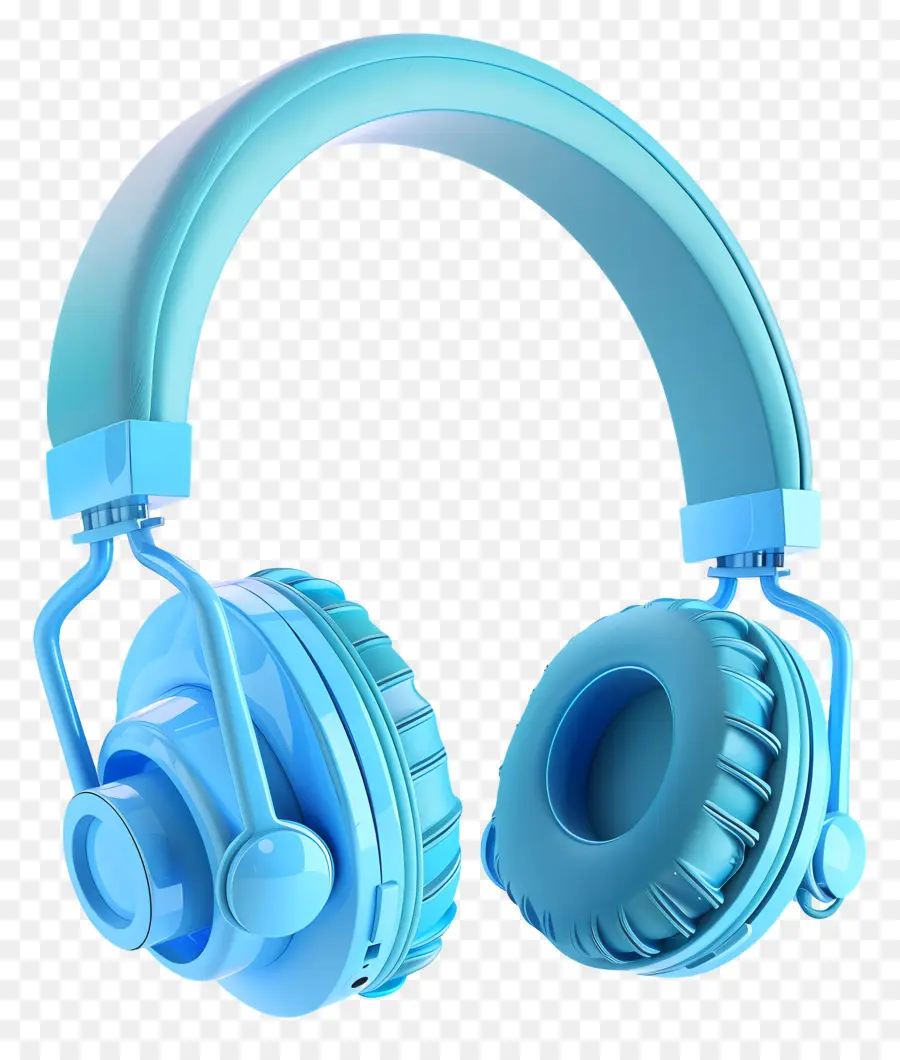 Auriculares，Azul De Los Auriculares PNG