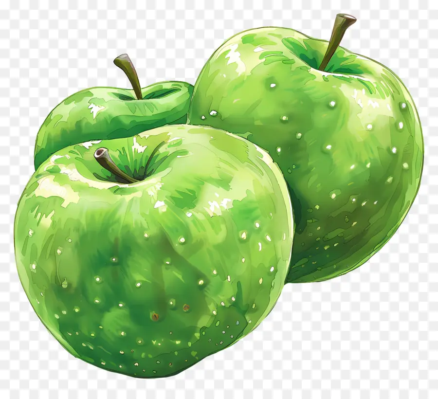 Manzanas Granny Smith，Manzana Verde PNG