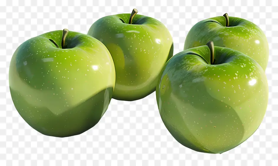 Granny Smith Manzanas，Manzana Verde PNG