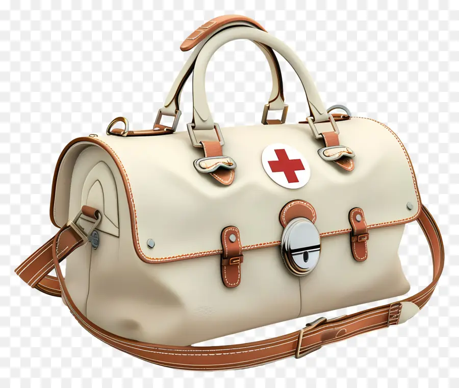 Bolso Doctor，Cartera De Cuero PNG