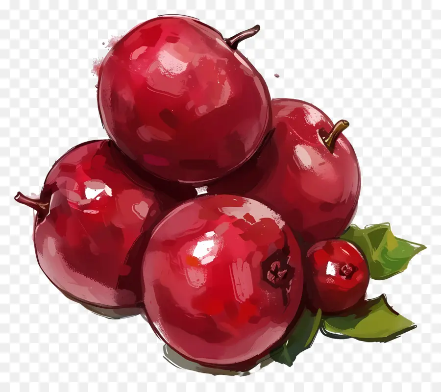 Cranberries，Las Manzanas Rojas PNG