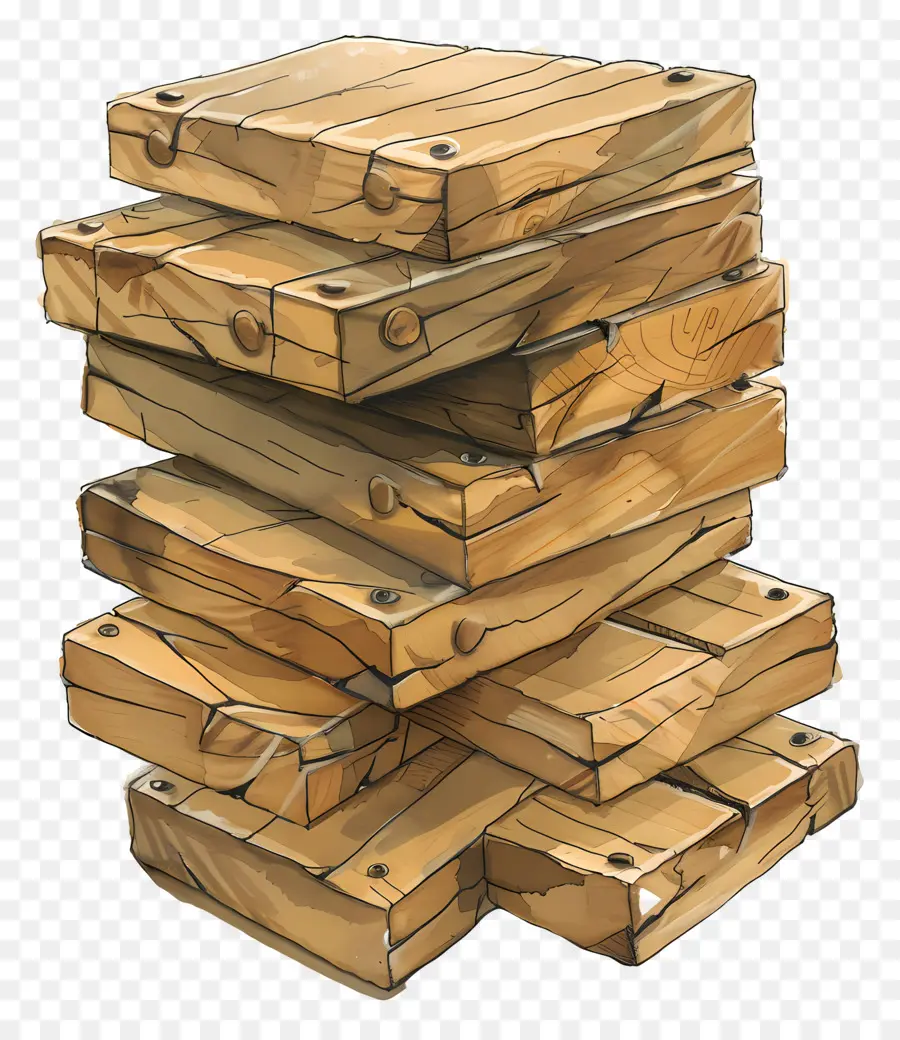 Jenga，Tablones De Madera PNG