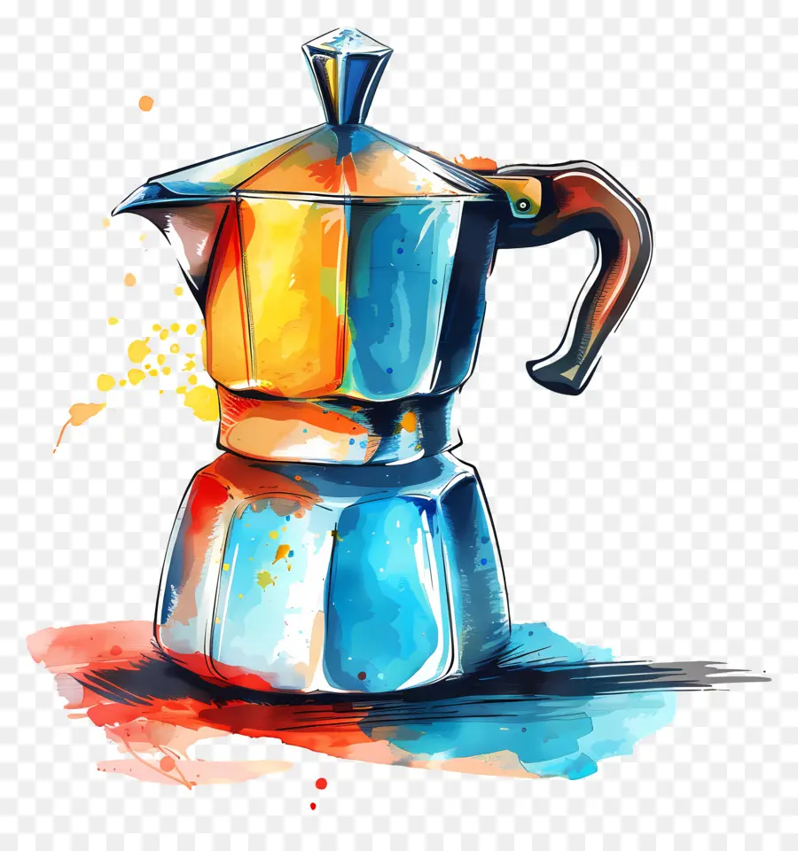 El Café De Olla，Moka Bote PNG