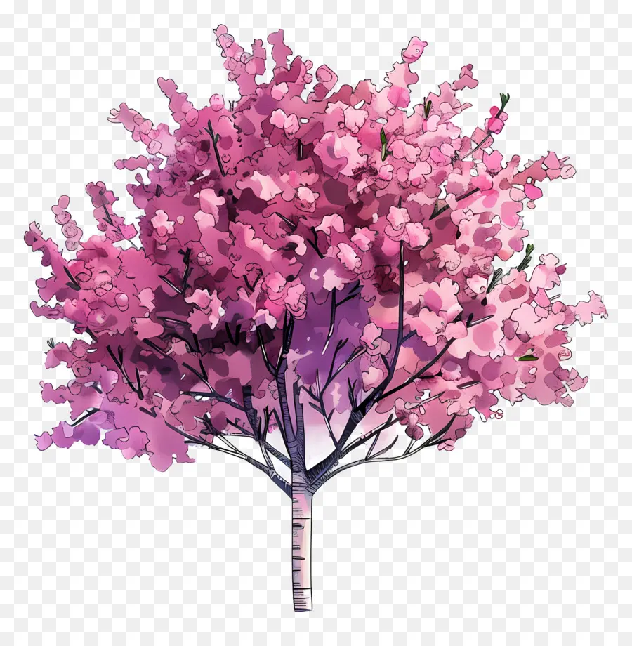 árbol De Cerezo，Rosa árbol PNG