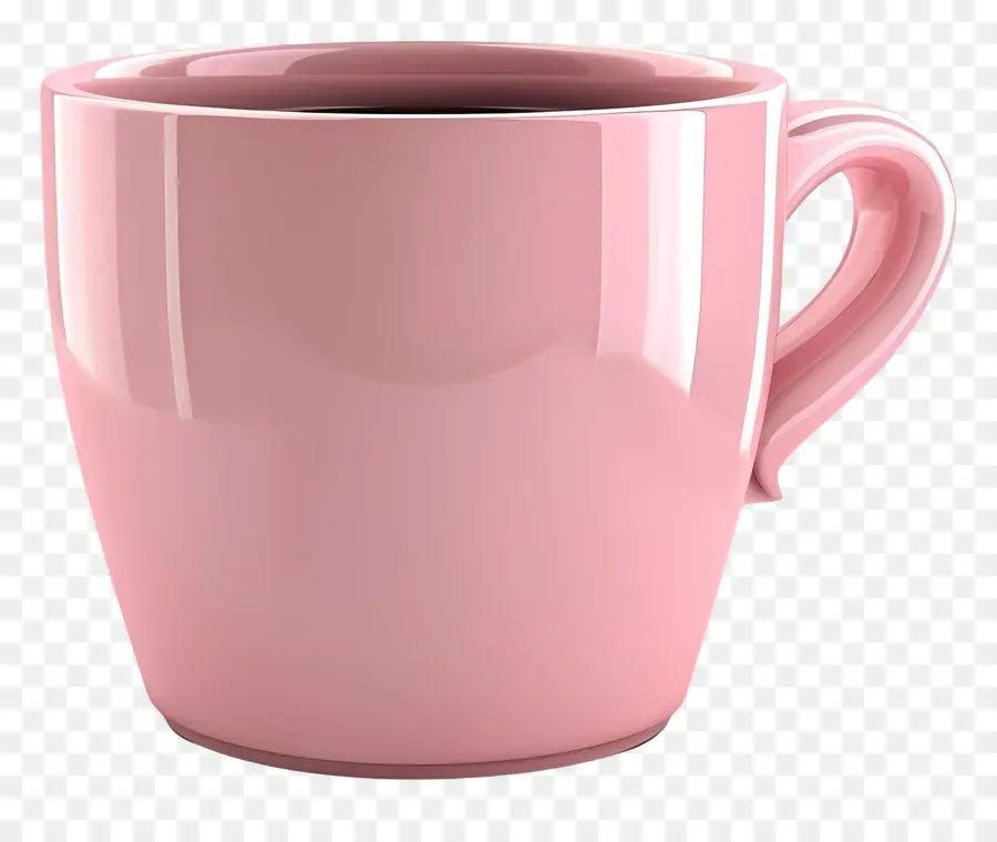 Taza De Cafe，Taza Rosa PNG