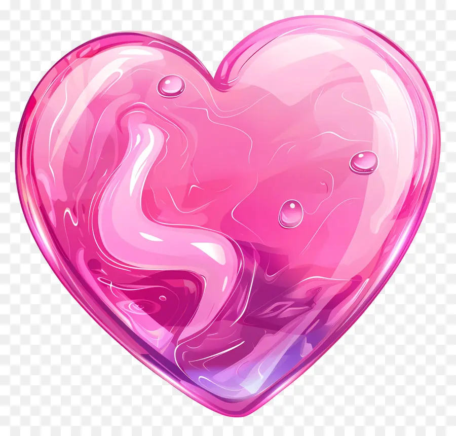 Corazon Rosa，Amar PNG