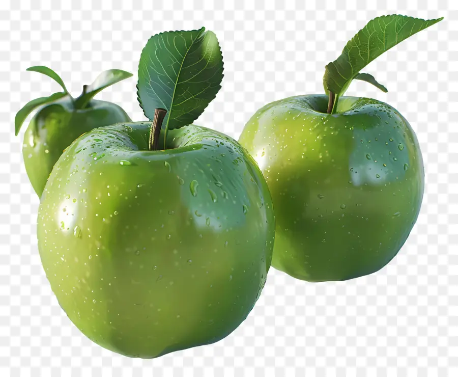 Manzanas Granny Smith，Manzanas Verdes PNG