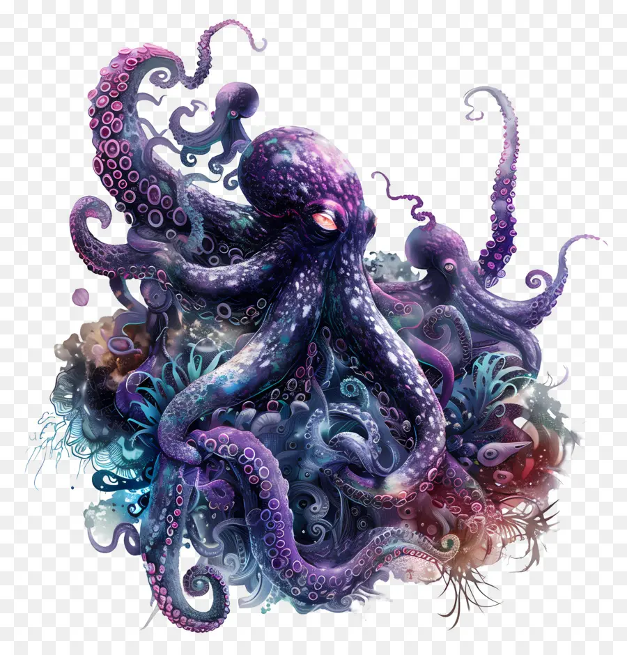 Criatura De Mar，Pulpo PNG