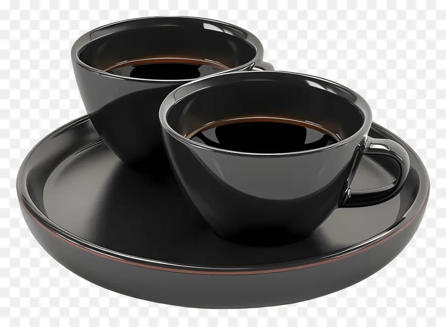 Café，Tazas De Café Negro PNG