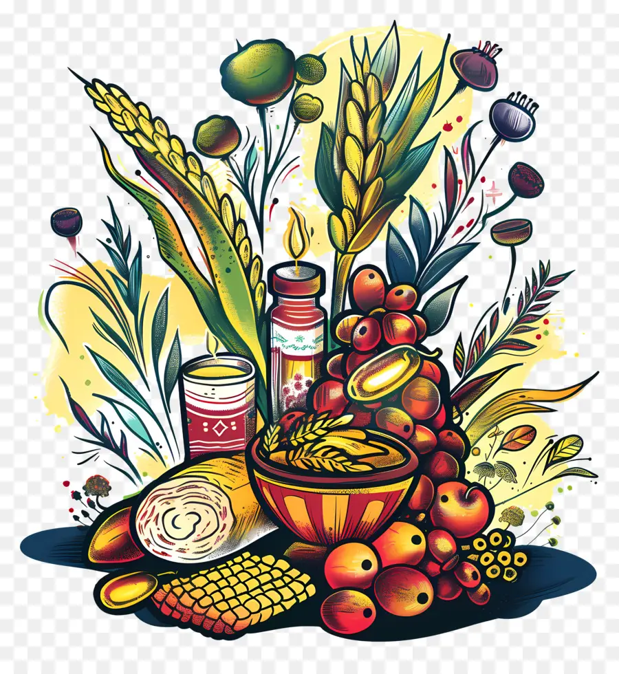 Shavuot，La Fruta PNG