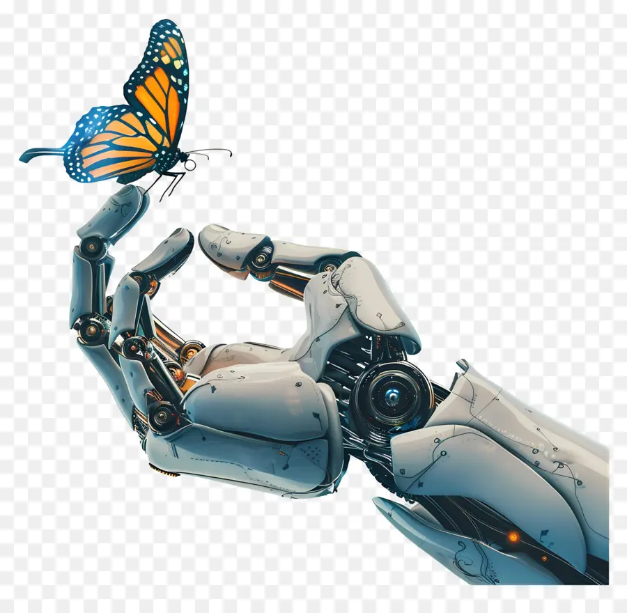 Mano Del Robot，La Inteligencia Artificial PNG