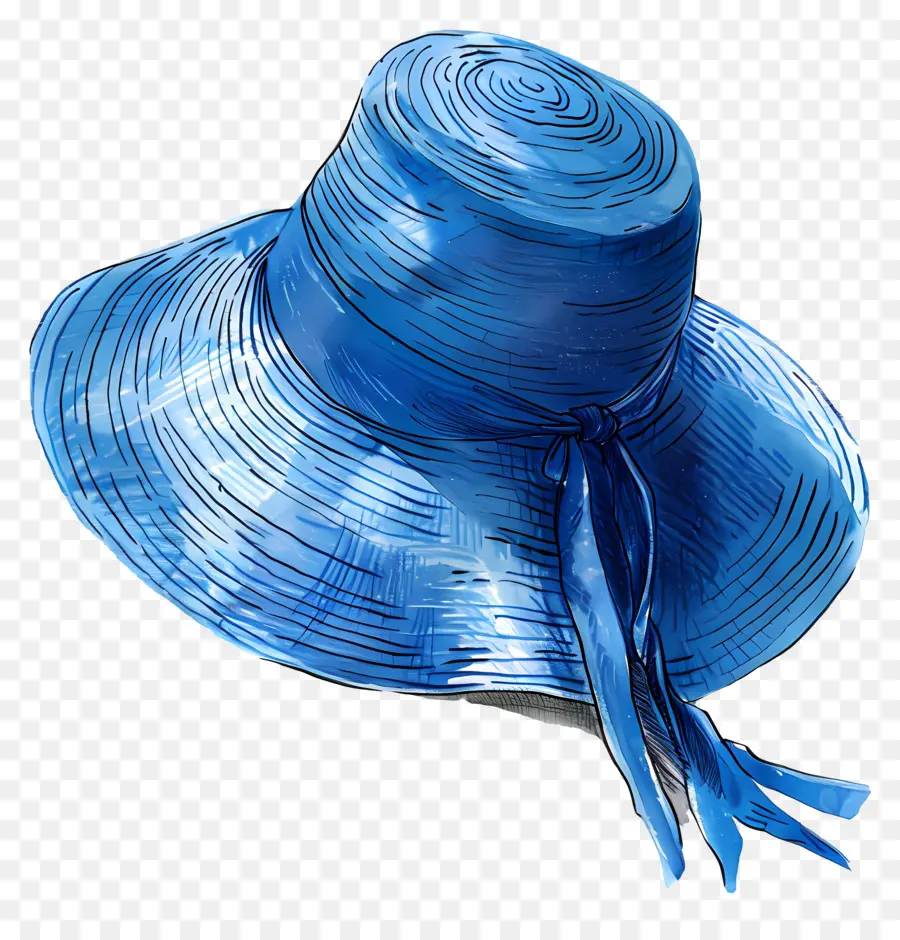 Sombrero Para El Sol，Sombrero Azul PNG