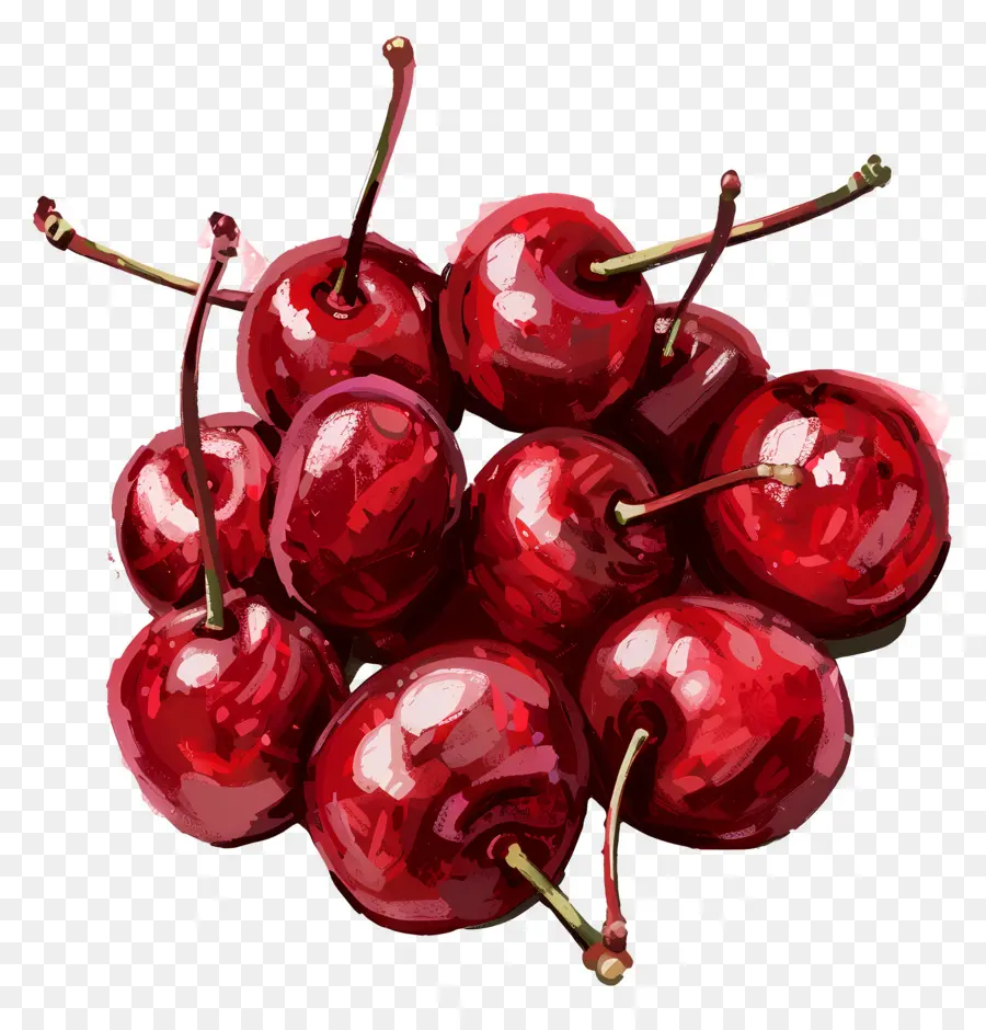 Cerezas Al Marrasquino，Cerezas Rojas PNG