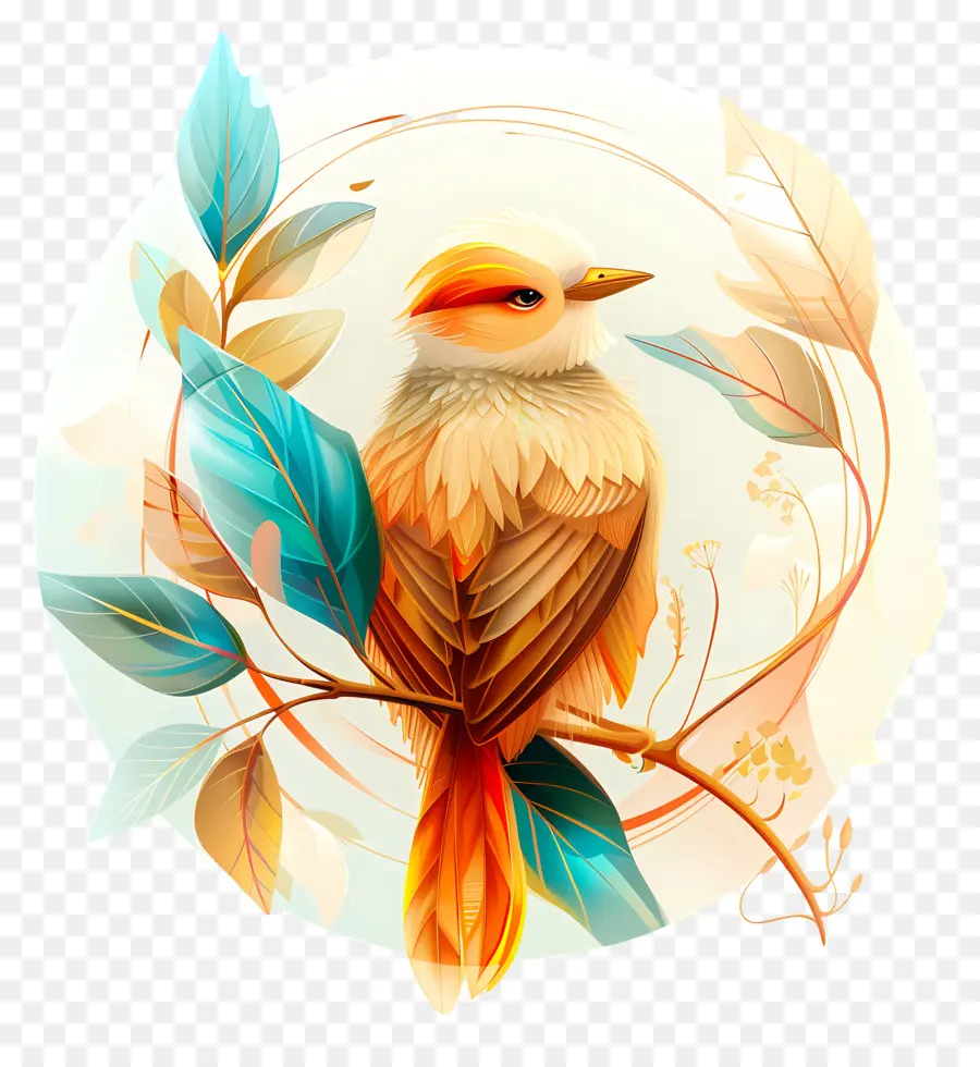 Increíble Icono，Bird Painting PNG