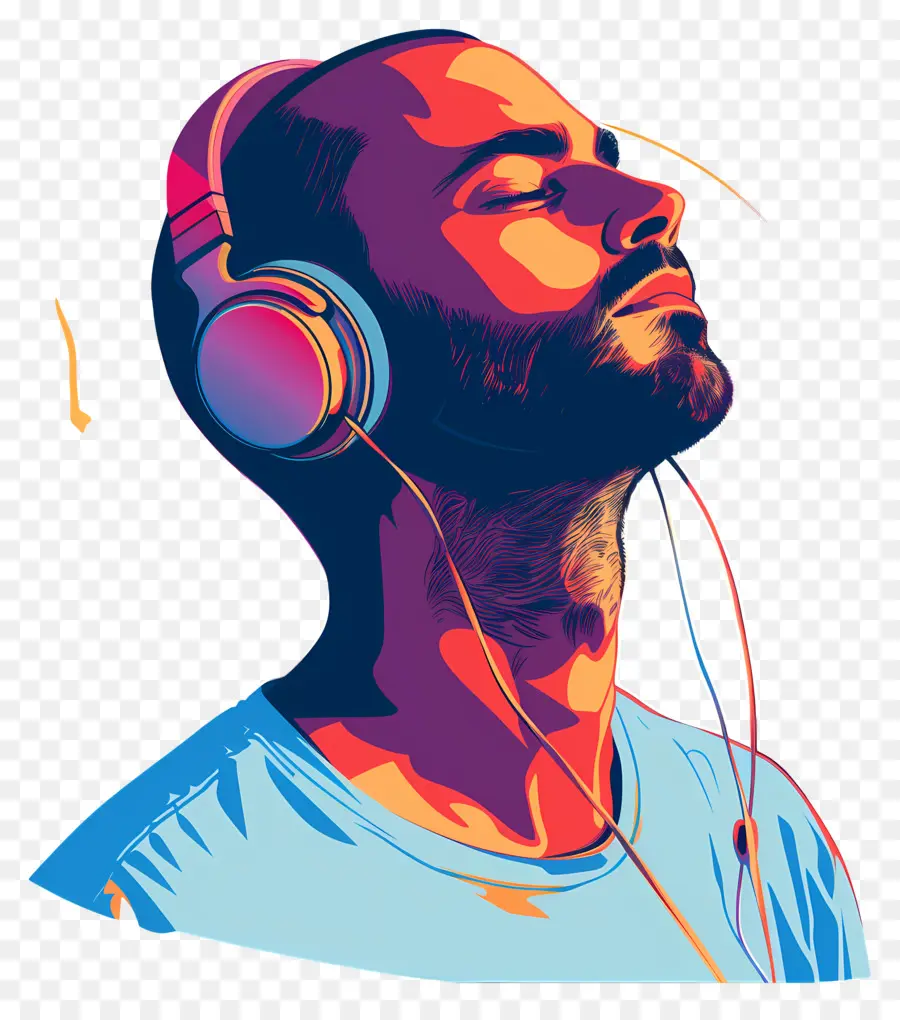 Escuchar Música，Auriculares PNG