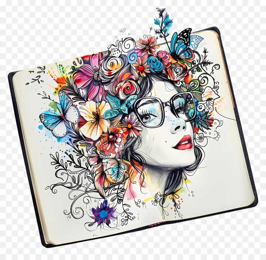 Copybook，Mujer PNG