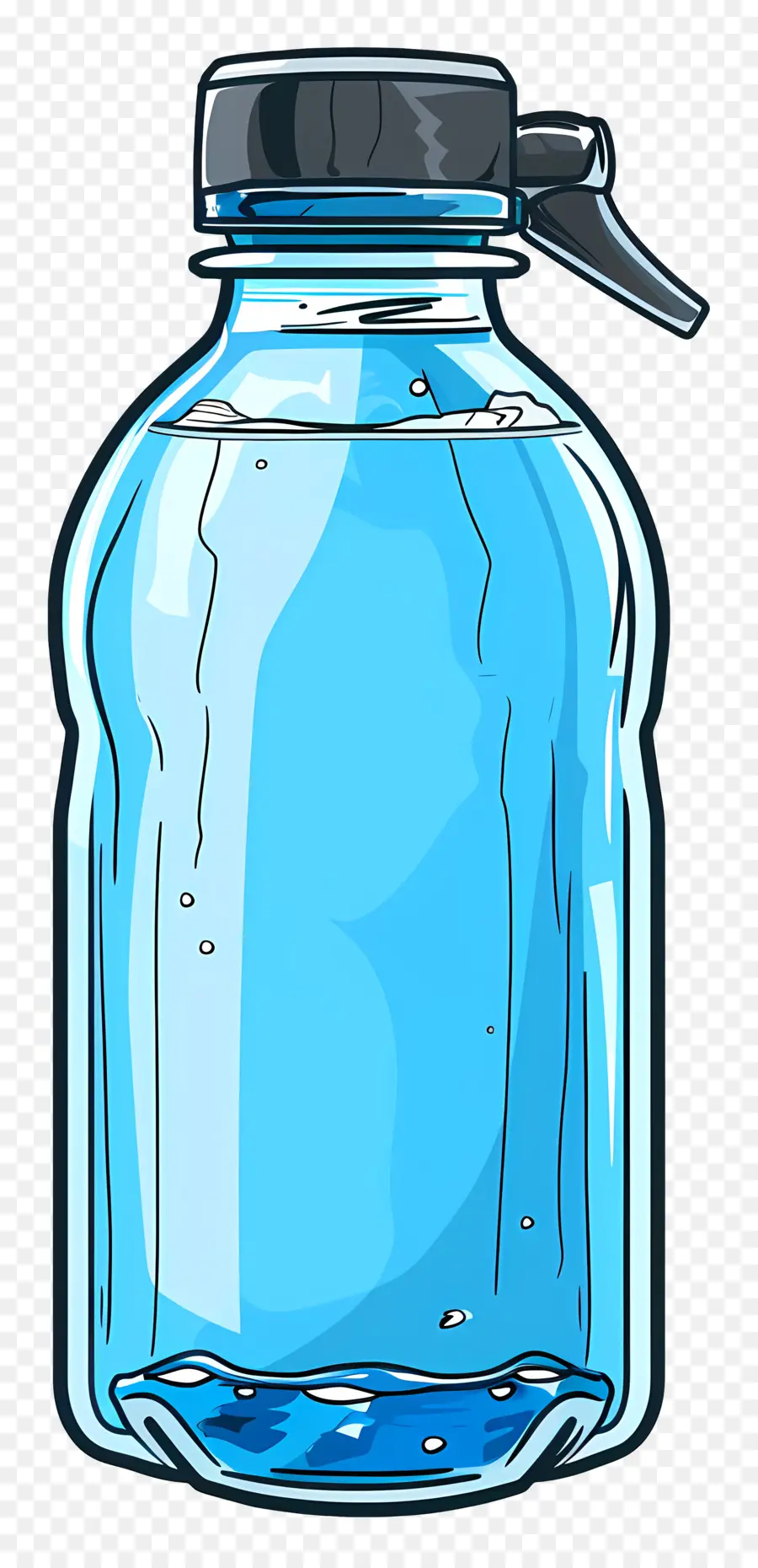 Botella De Agua，Botella De Vidrio PNG