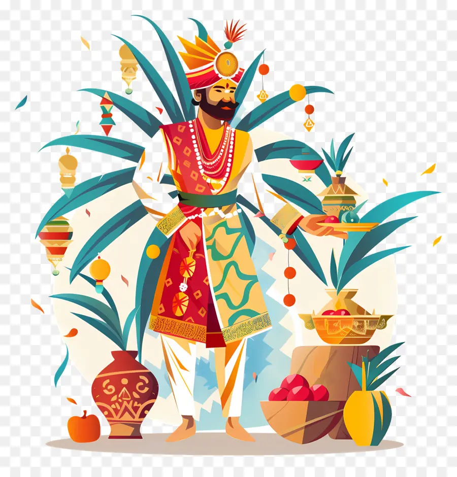 Gudhig Padua，Atuendo Indio Tradicional PNG